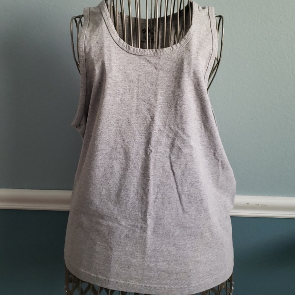 Mens gray tank - size medium - Shaka Wear